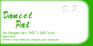 daniel pal business card